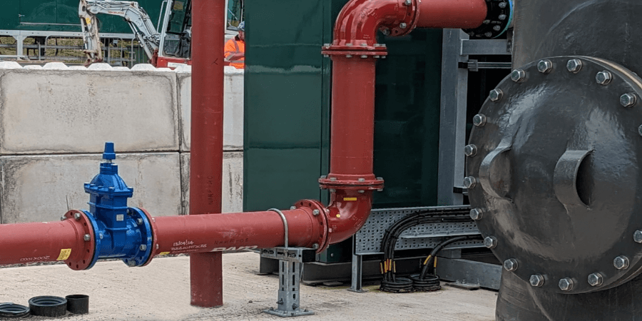 TekSpan Modulares Stahlrahmensystem tekspan Wasseraufbereitungszentren