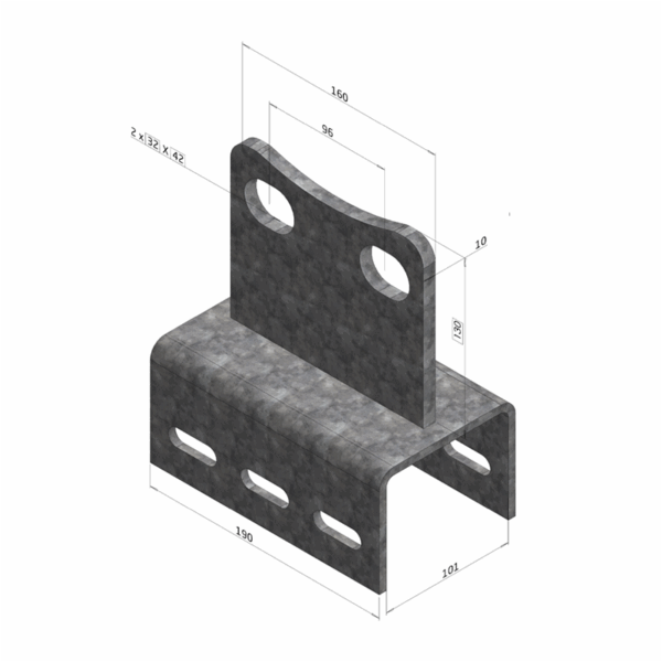 Marcos modulares de acero TekSpan Sistema 60380 ISO