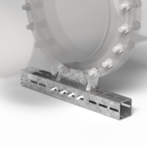 Soporte de brida horizontal TekSpan® DN600