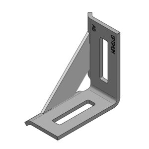 TekSpan® Zynox 45 2-Hole Wing Braced Angle Bracket